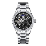 TEVISE T807C Luminous Skeleton Automatic Mechanical Watches