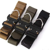 125CM Mens Nylon Tactical Belt Weave Military Belts