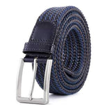Unisex Leisure Canvas Elastic Fabric Woven Belts