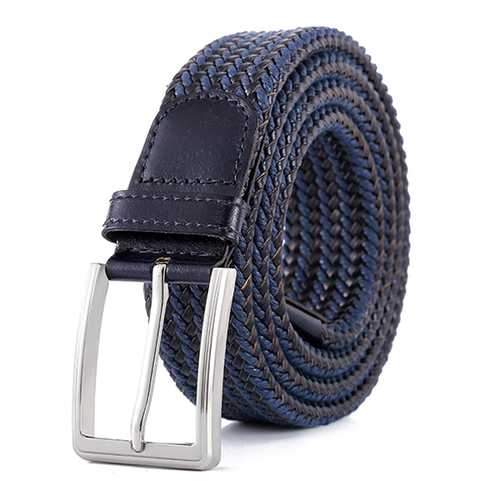 Unisex Leisure Canvas Elastic Fabric Woven Belts