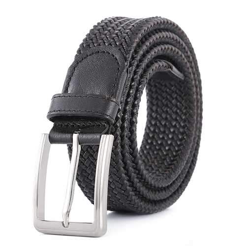 Unisex Leisure Canvas Elastic Fabric Woven Belts