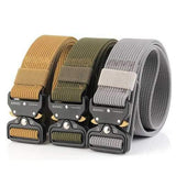 125CM Men Nylon Military Army Sport Pants Belt