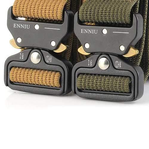 125CM Men Nylon Military Army Sport Pants Belt