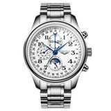 GUANQIN GQ20022 Moon Phase Calendar Auto Mechanical Watch
