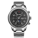 GUANQIN GQ20022 Moon Phase Calendar Auto Mechanical Watch