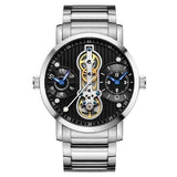 GUANQIN GJ16103 Skeleton Calendar Auto Mechanical Watches