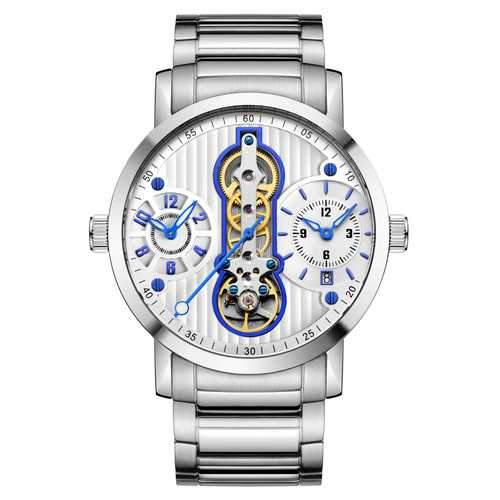 GUANQIN GJ16103 Skeleton Calendar Auto Mechanical Watches