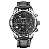 GUANQIN GQ20022 Moon Phase Calendar Auto Mechanical Watch