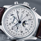 GUANQIN GQ20022 Moon Phase Calendar Auto Mechanical Watch