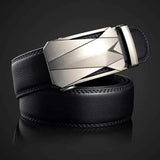 125CM Men Dress Belt Genuine Leather 36mm Wide Business Belt