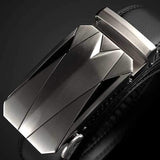 125CM Men Dress Belt Genuine Leather 36mm Wide Business Belt