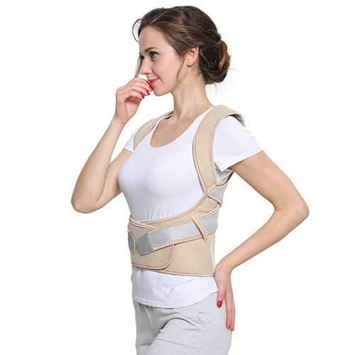 Solid Stretchable Back Corrector Provide Clavicle Shoulder