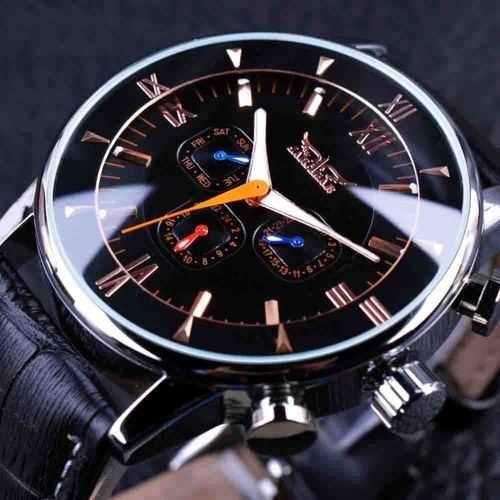 JARAGAR GMT954 Luminous Hands Automatic Mechanical Watches