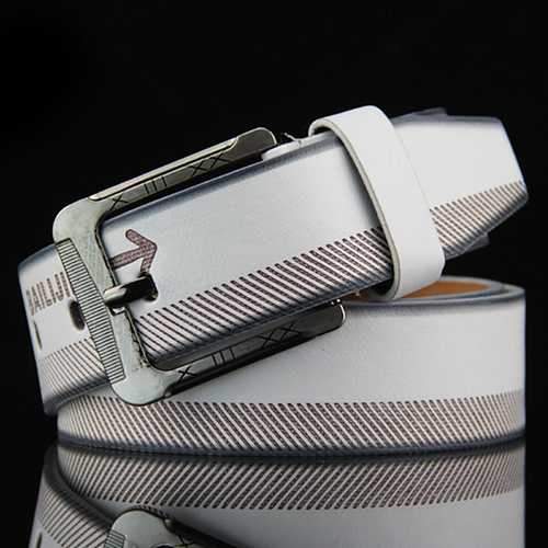 Leather Printting Belt Leisure Jeans Waistband