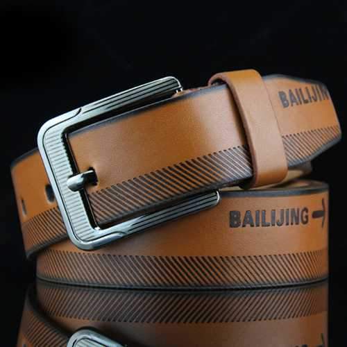 Leather Printting Belt Leisure Jeans Waistband