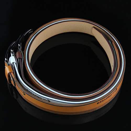 Leather Printting Belt Leisure Jeans Waistband