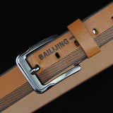 Leather Printting Belt Leisure Jeans Waistband