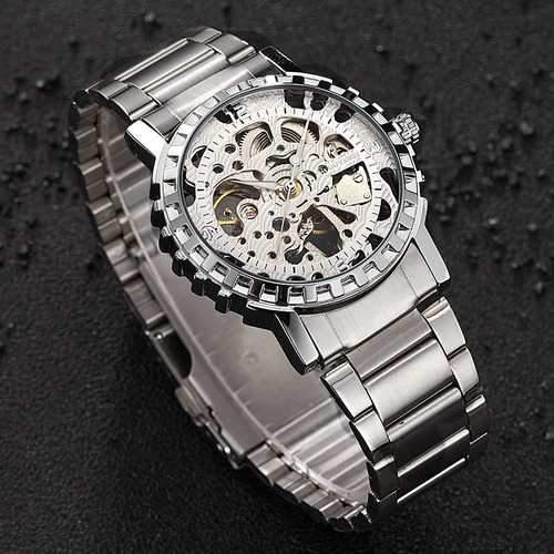 OUYAWEI YW1401_B Stainless Steel Self-Wind Mechanical Watch