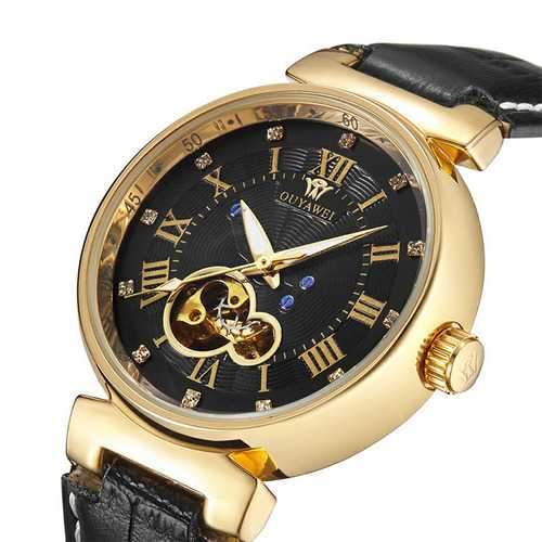 OUYAWEI YW1413 Rome Waterproof Automatic Mechanical Watch