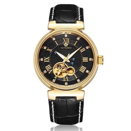 OUYAWEI YW1413 Rome Waterproof Automatic Mechanical Watch