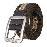 Men's Business Alloy Buckle Woven Stretch Belt