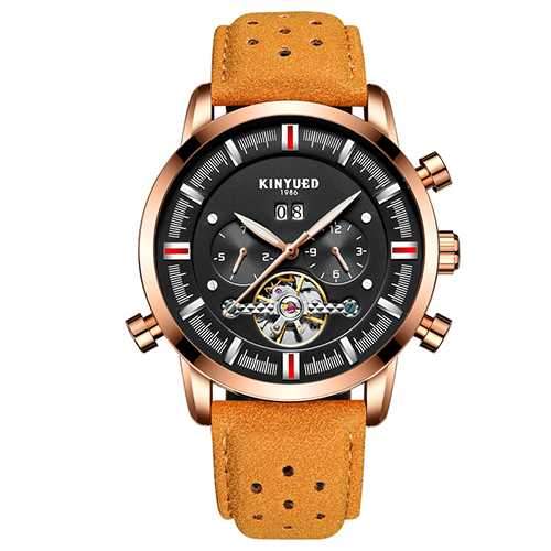 KINYUED JYD-J019 Calendar Casual Style Mechanical Watches