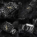 OUBAOER OB2003A Square Stainless Automatic Mechanical Watch
