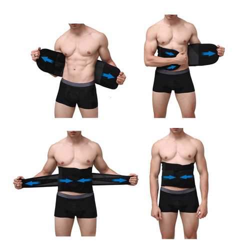 Mens Elasticity Waist Belly Belt Fitness Body Shaper