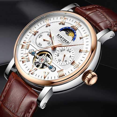 KINYUED JYD-J029 Moon Phase Automatic Mechanical Watch