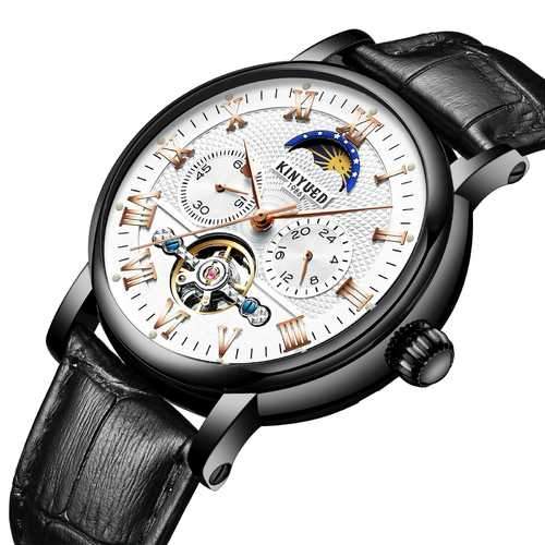 KINYUED JYD-J029 Moon Phase Automatic Mechanical Watch