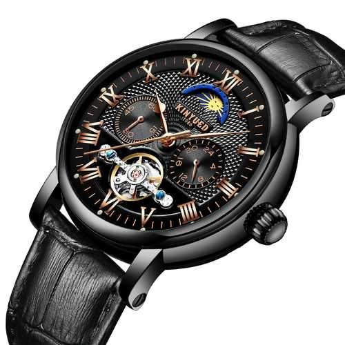 KINYUED JYD-J029 Moon Phase Automatic Mechanical Watch
