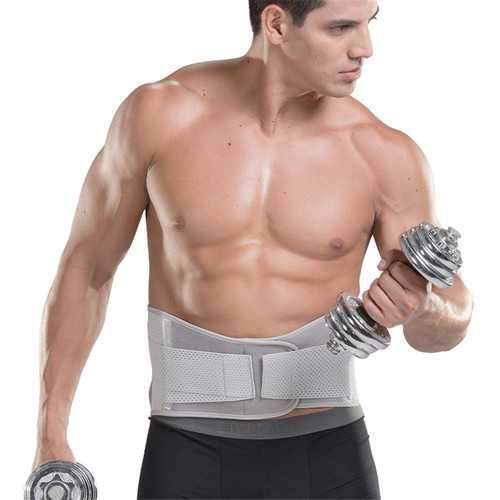 Men Cloth Mesh Breathable Fitness Support Belt