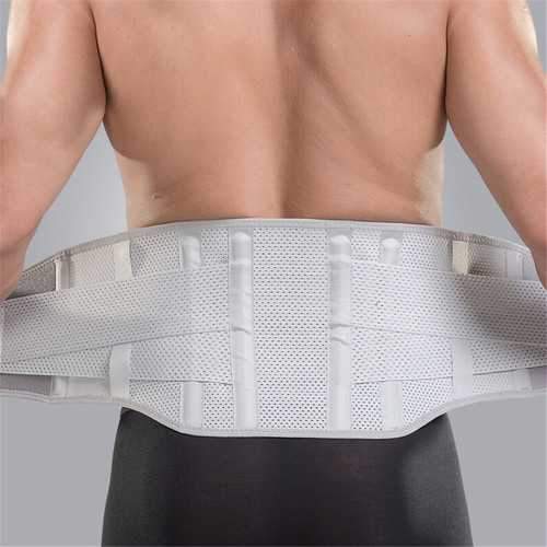 Men Cloth Mesh Breathable Fitness Support Belt