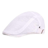 Mens Womens Mesh Breathable Painter Beret Cap