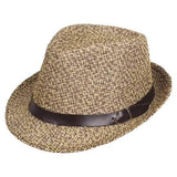 Men Summer Woven Straw Hat Sun Protection Jazz Hat