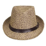 Men Summer Woven Straw Hat Sun Protection Jazz Hat