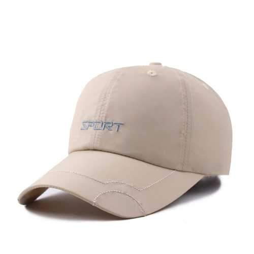 Men Women Summer Plain Breathable Quick Dry Hat