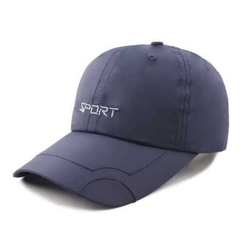 Men Women Summer Plain Breathable Quick Dry Hat