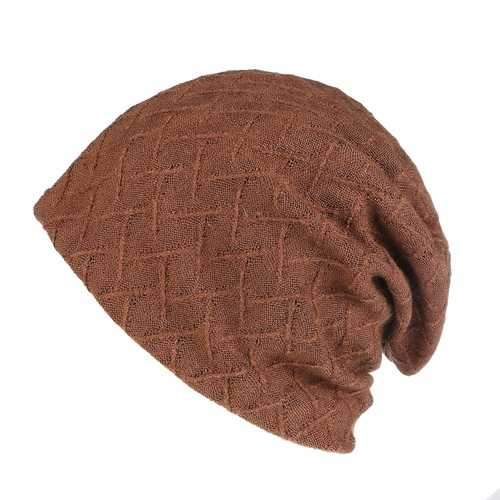 Mens Womens Vintage Cotton Double Layers Beanie Caps