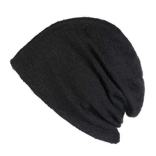 ens Womens Vogue Cotton Double Layers Beanie