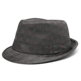Mens Womens Classic Outdoor Canvas Plaid Jazz Hat