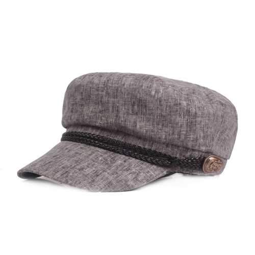 Men Women Linen Sunshade Military Army Cap