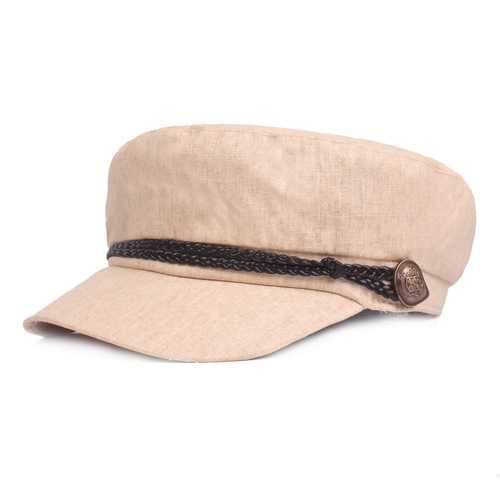 Men Women Linen Sunshade Military Army Cap