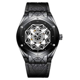 TEVISE T821 Leather Strap Automatic Mechanical Watches