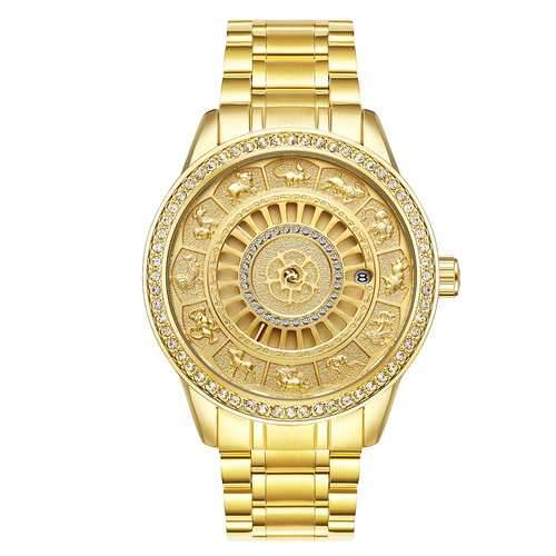 TEVISE 9055G  Animal Dial Display Automatic Mechanical Watch