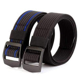 120CM Mens Stretch Braided Elastic Weave Nylon Military Belt