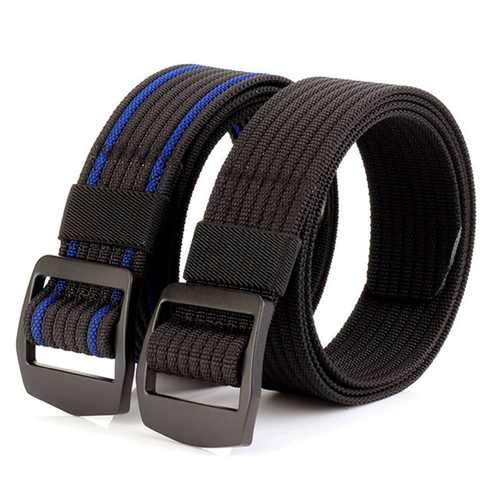 120CM Mens Stretch Braided Elastic Weave Nylon Military Belt