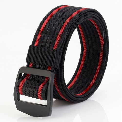 120CM Mens Stretch Braided Elastic Weave Nylon Military Belt