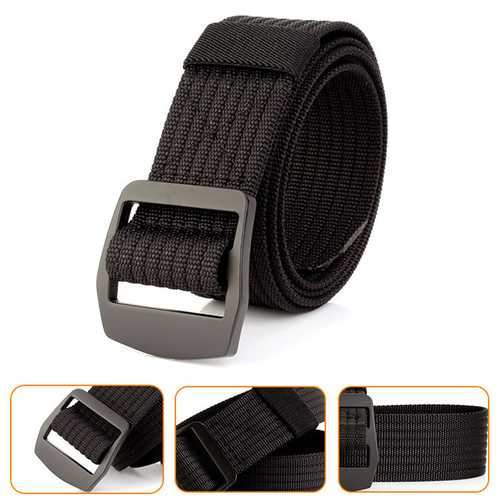120CM Mens Stretch Braided Elastic Weave Nylon Military Belt