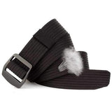 120CM Mens Stretch Braided Elastic Weave Nylon Military Belt